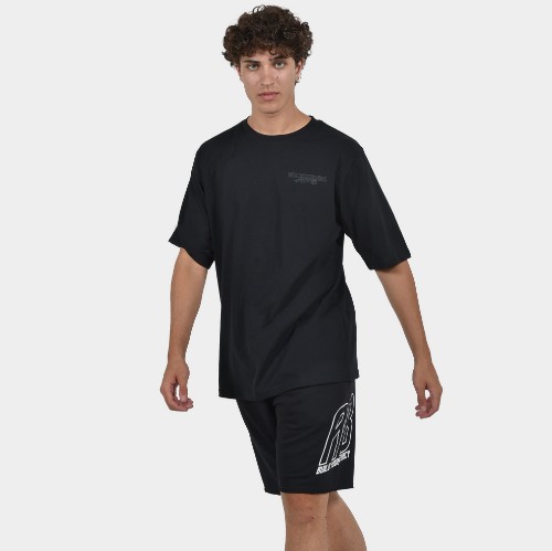 Men's T-shirt Athens Vertical | ANTETOKOUNBROS | Black Model Front thumb