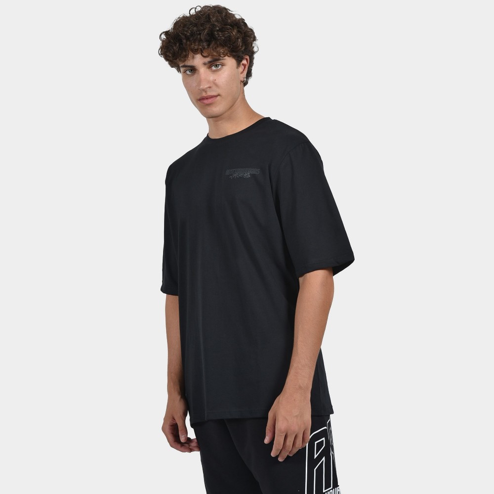 Men's T-shirt Athens Vertical | ANTETOKOUNBROS | Black Side
