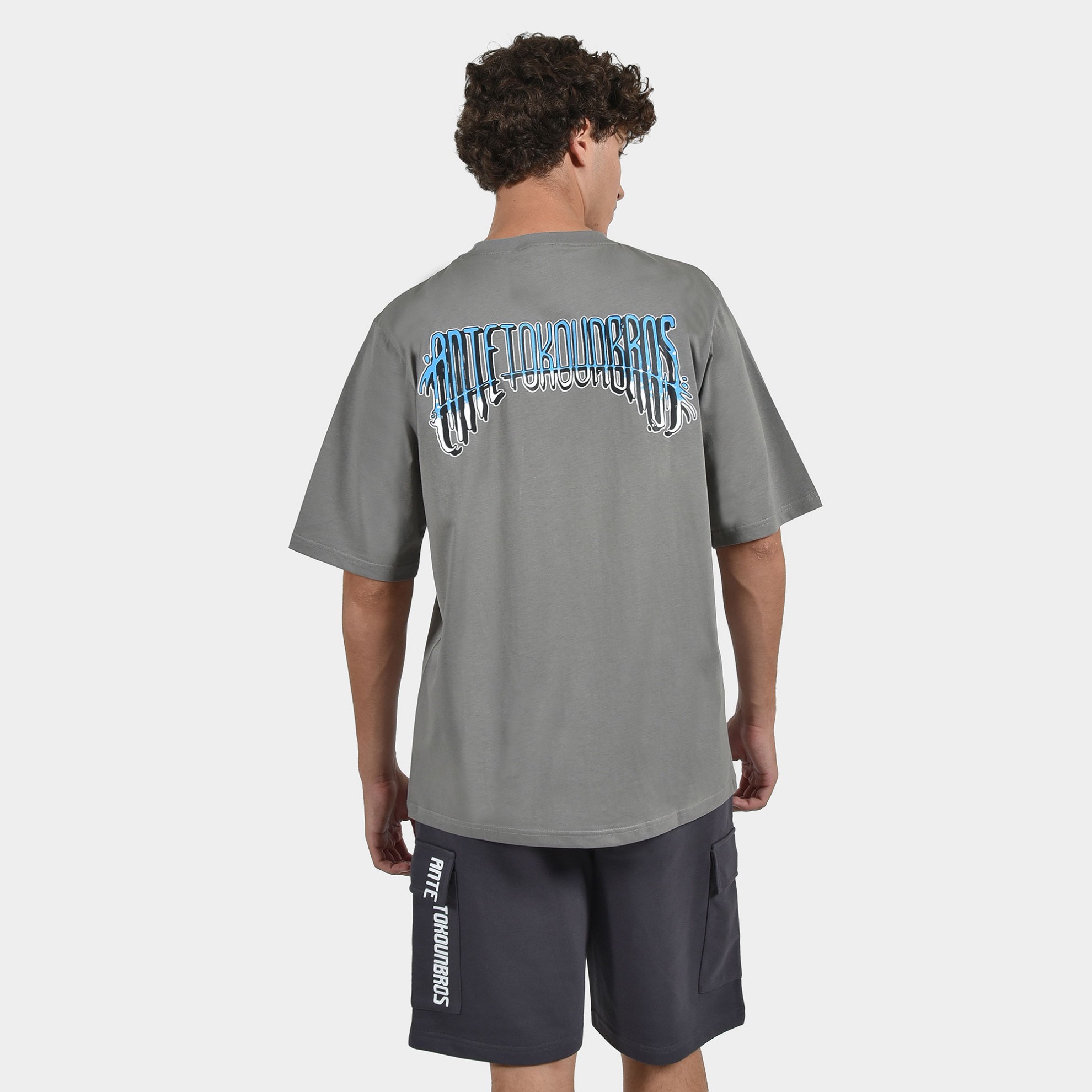 Men's T-shirt Athens 2023 Goth | ANTETOKOUNBROS | Grey Back