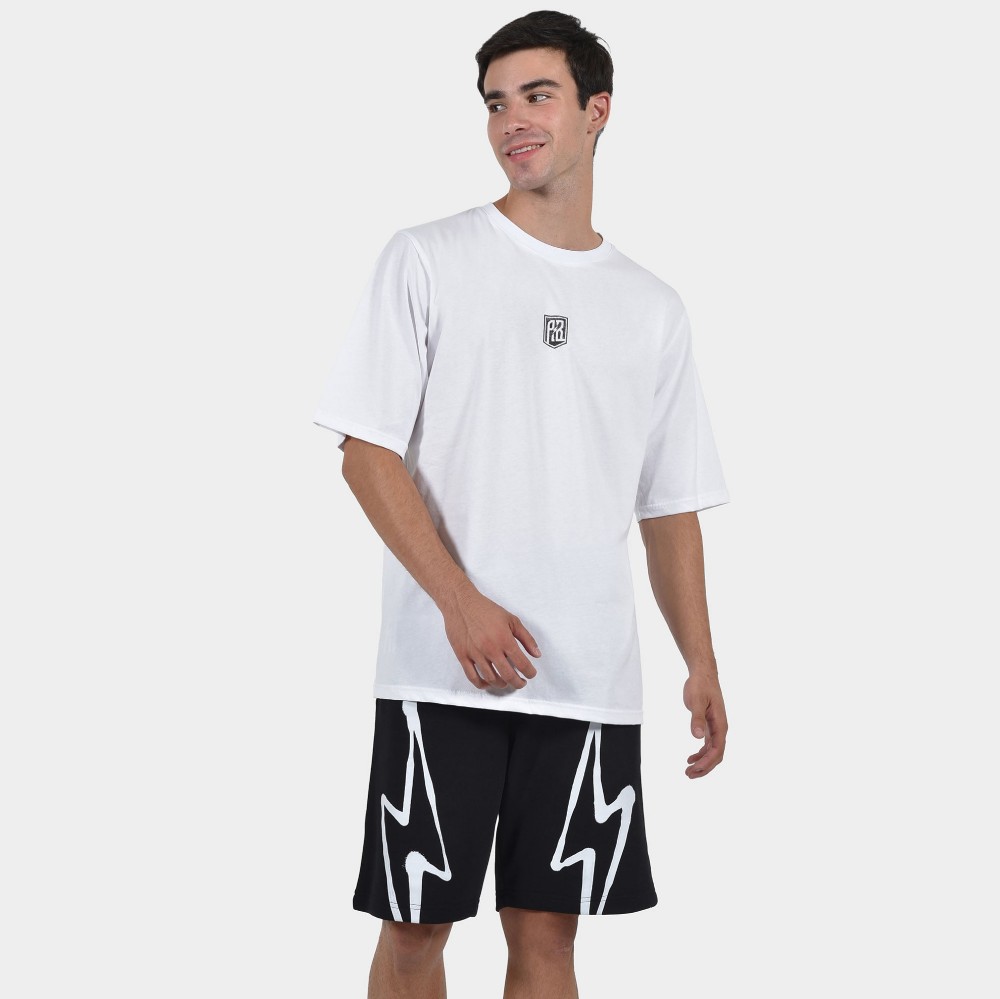Men's T-shirt Sketch | ANTETOKOUNBROS | White Model Front