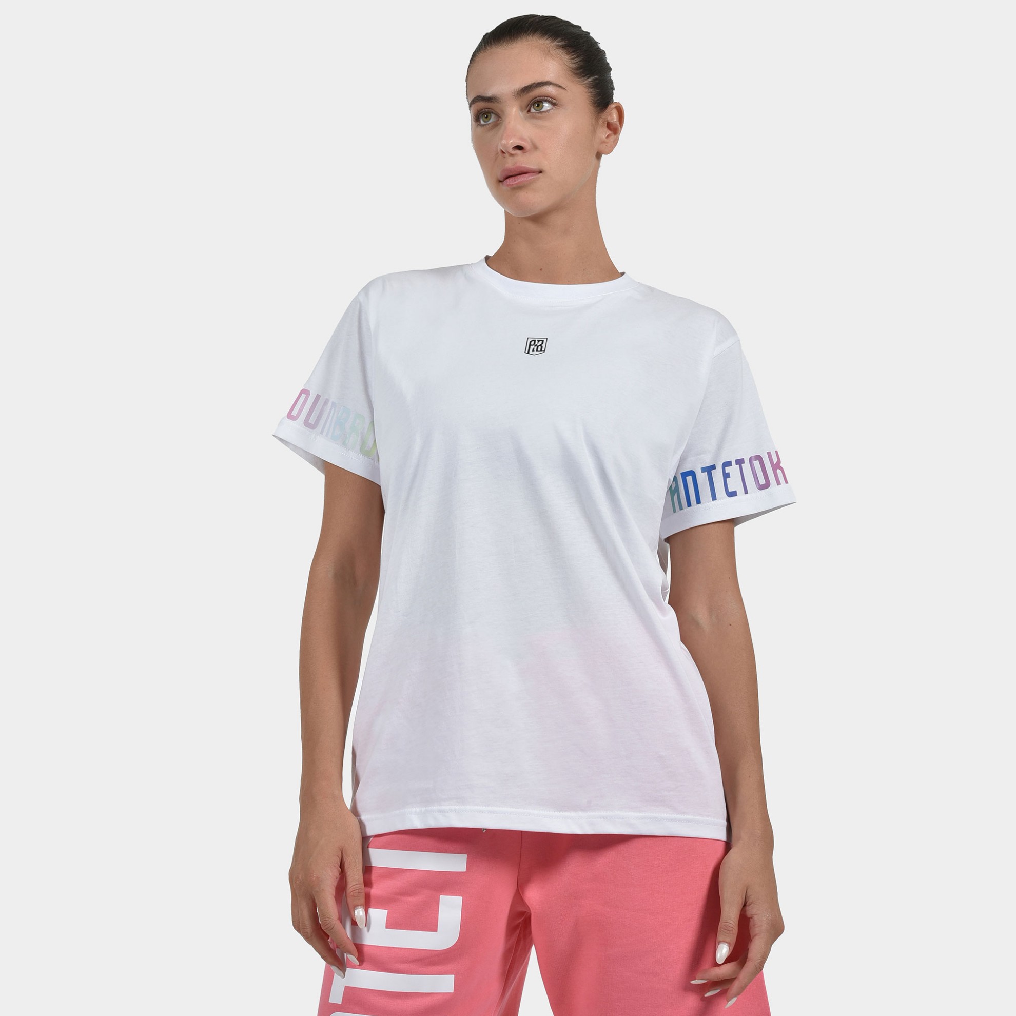 Women's T-shirt Calm Graffiti | ANTETOKOUNBROS | White Front
