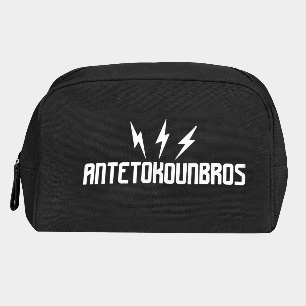 Toiletry Bag We are all Bros | ANTETOKOUNBROS | Black Front
