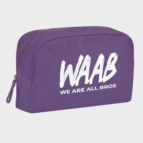 Toiletry Bag We are all Bros | ANTETOKOUNBROS | Purple Side thumb