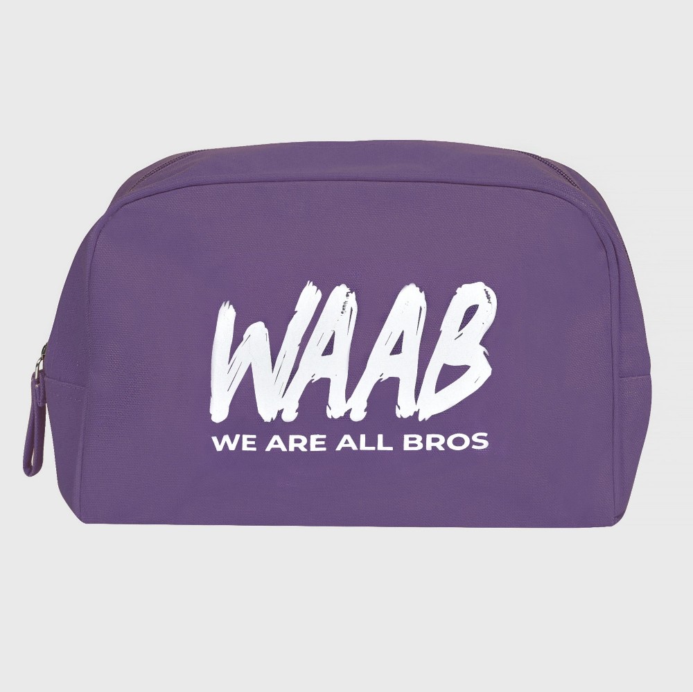 Toiletry Bag We are all Bros | ANTETOKOUNBROS | Purple Front