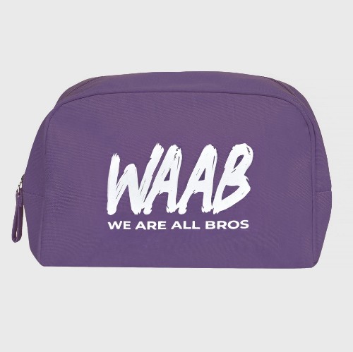 Toiletry Bag We are all Bros | ANTETOKOUNBROS | Purple Front