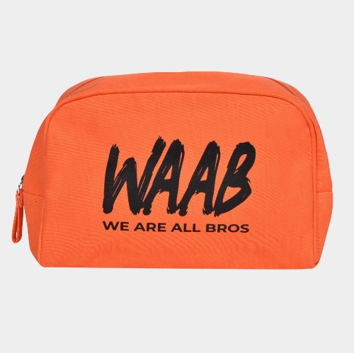 Toiletry Bag We are all Bros | ANTETOKOUNBROS | Orange Color Front