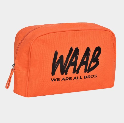 Toiletry Bag We are all Bros | ANTETOKOUNBROS | Orange Color Side thumb