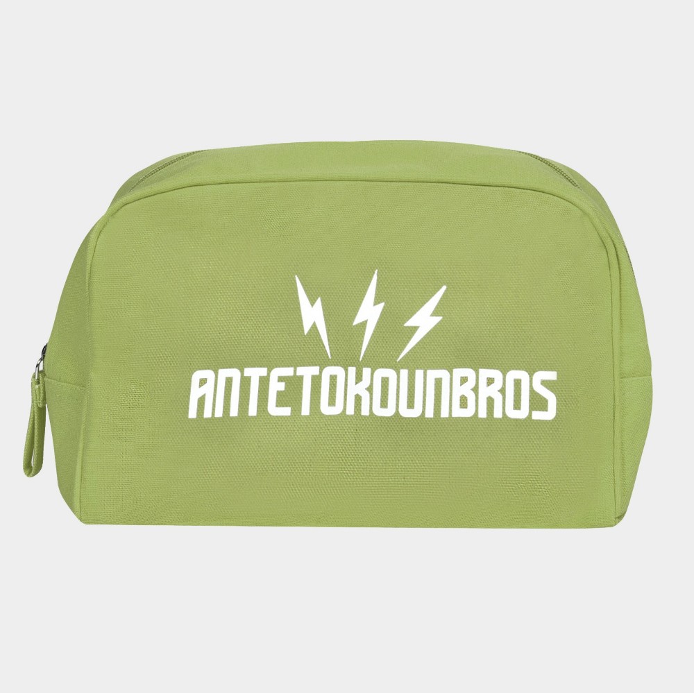 Toiletry Bag We are all Bros | ANTETOKOUNBROS | Green Color Front