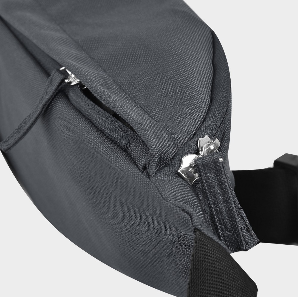 ANTETOKOUNBROS Waist Bag | Street Style Accessory | Dark Grey Detail