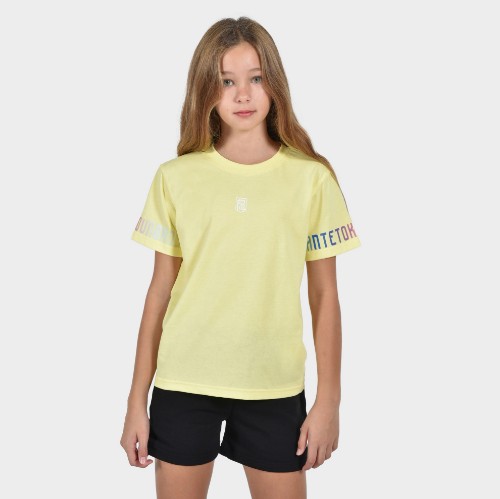 Kids' T-shirt Calm Graffiti | ANTETOKOUNBROS | Yellow Front