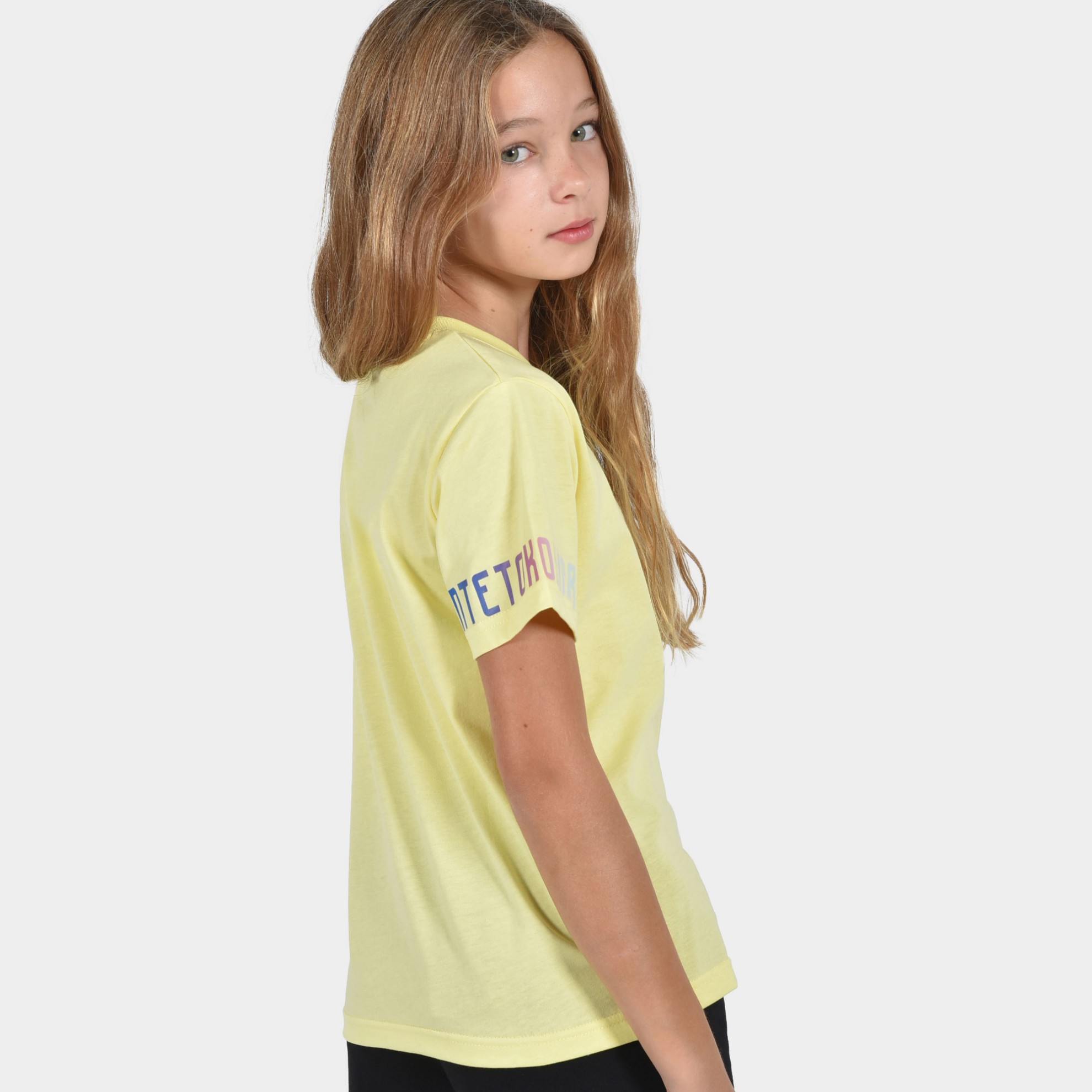 Kids' T-shirt Calm Graffiti | ANTETOKOUNBROS | Yellow Side 1