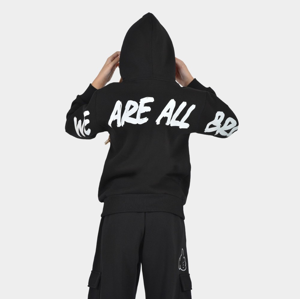 Kids' Oversized Hoodie | ANTETOKOUNBROS | Black Back