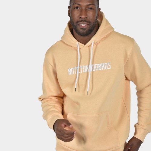 Men's Hoodie Baseline | ANTETOKOUNBROS | Almond Detail thumb