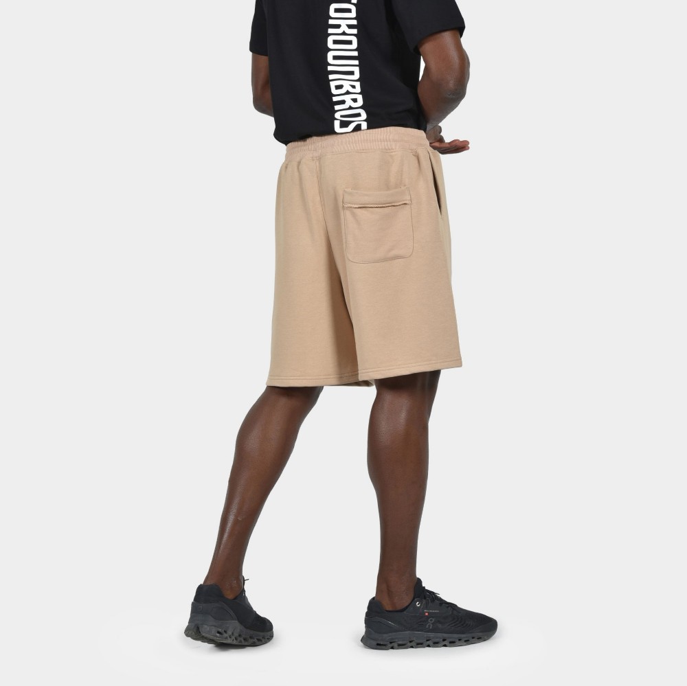 Men's Shorts Baseline | ANTETOKOUNBROS | Beige Back