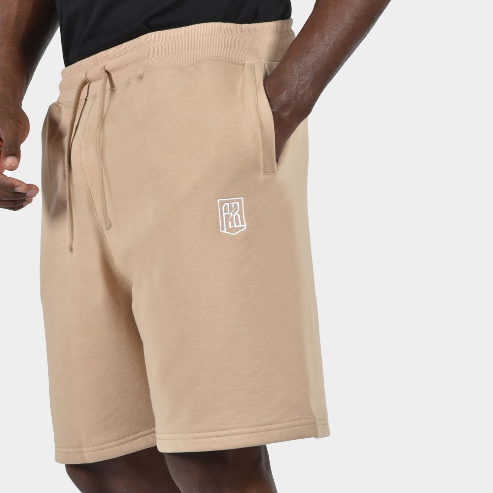 Men's Shorts Baseline | ANTETOKOUNBROS | Beige Detail