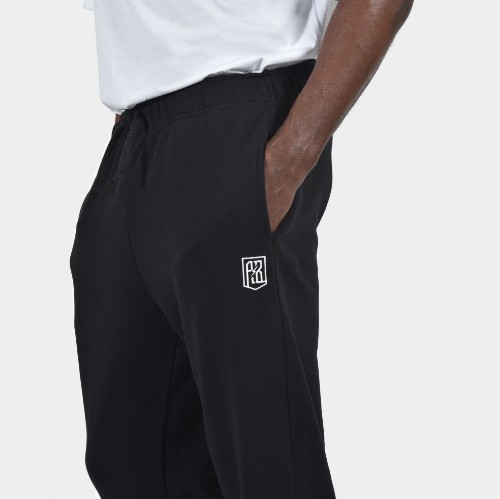 Men's Sweatpants Baseline | ANTETOKOUNBROS | Open Leg Black | Detail thumb
