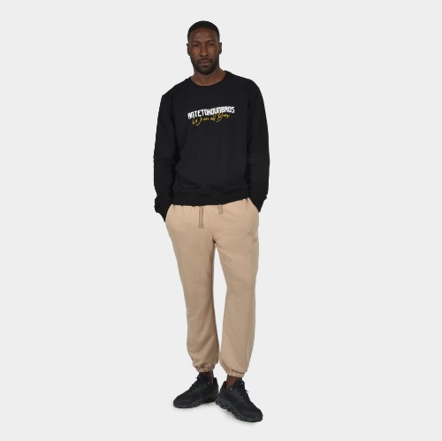 Men's Sweatshirt We are all Bros | ANTETOKOUNBROS | Black Model Front thumb