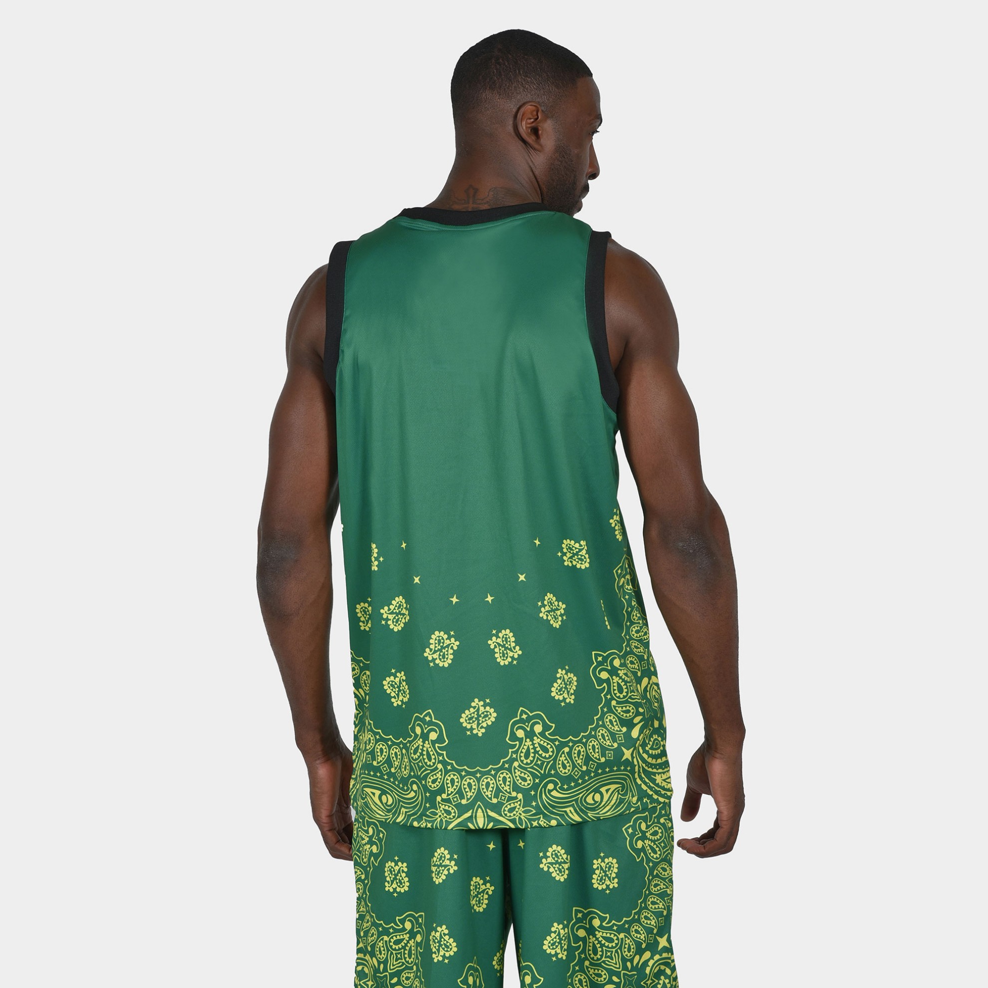 Men's Tank Top Limited Edition 2023 | ANTETOKOUNBROS | Green Back