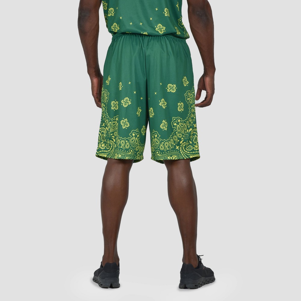 Men's Shorts Limited Edition 2023 Green | ANTETOKOUNBROS | Back