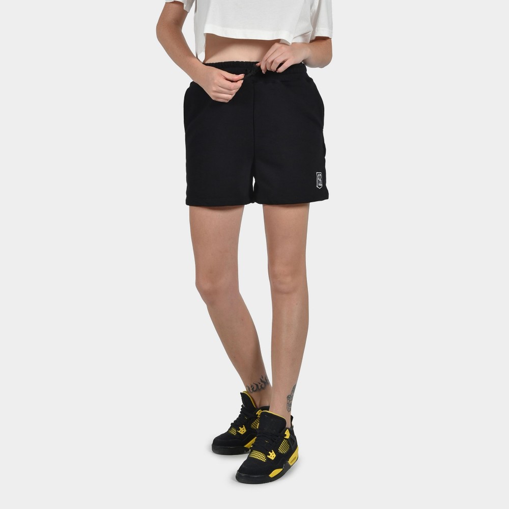 Women's Shorts Baseline | ANTETOKOUNBROS | Black Front