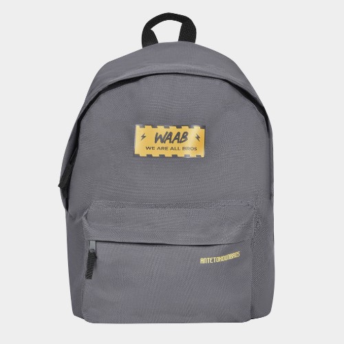 Kid's Backpack We are all Bros 18lt | Grey Front thumb