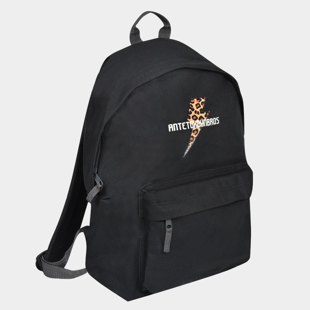 ANTETOKOUNBROS Kid's Backpack Leopard Thunder 18lt | Black Side