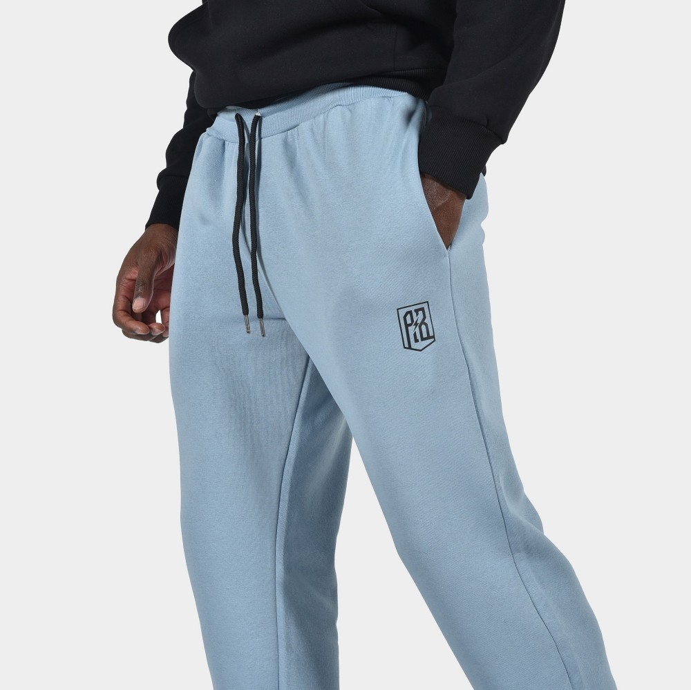 Unisex  Sweatpants Baseline | ANTETOKOUNBROS | Dusty Blue Men Model Front