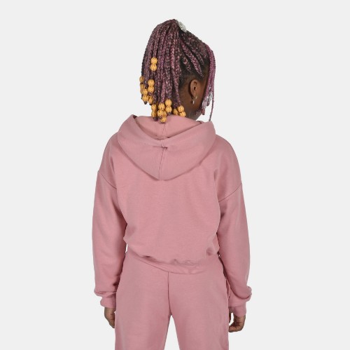 Kids' Hoodie Baseline | ANTETOKOUNBROS | Pink Back thumb