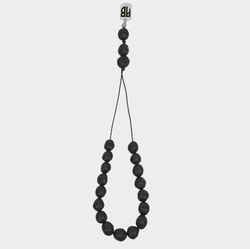 ANTETOKOUNBROS | Charm Komboloi with Black Beads Nutmeg 2 thumb