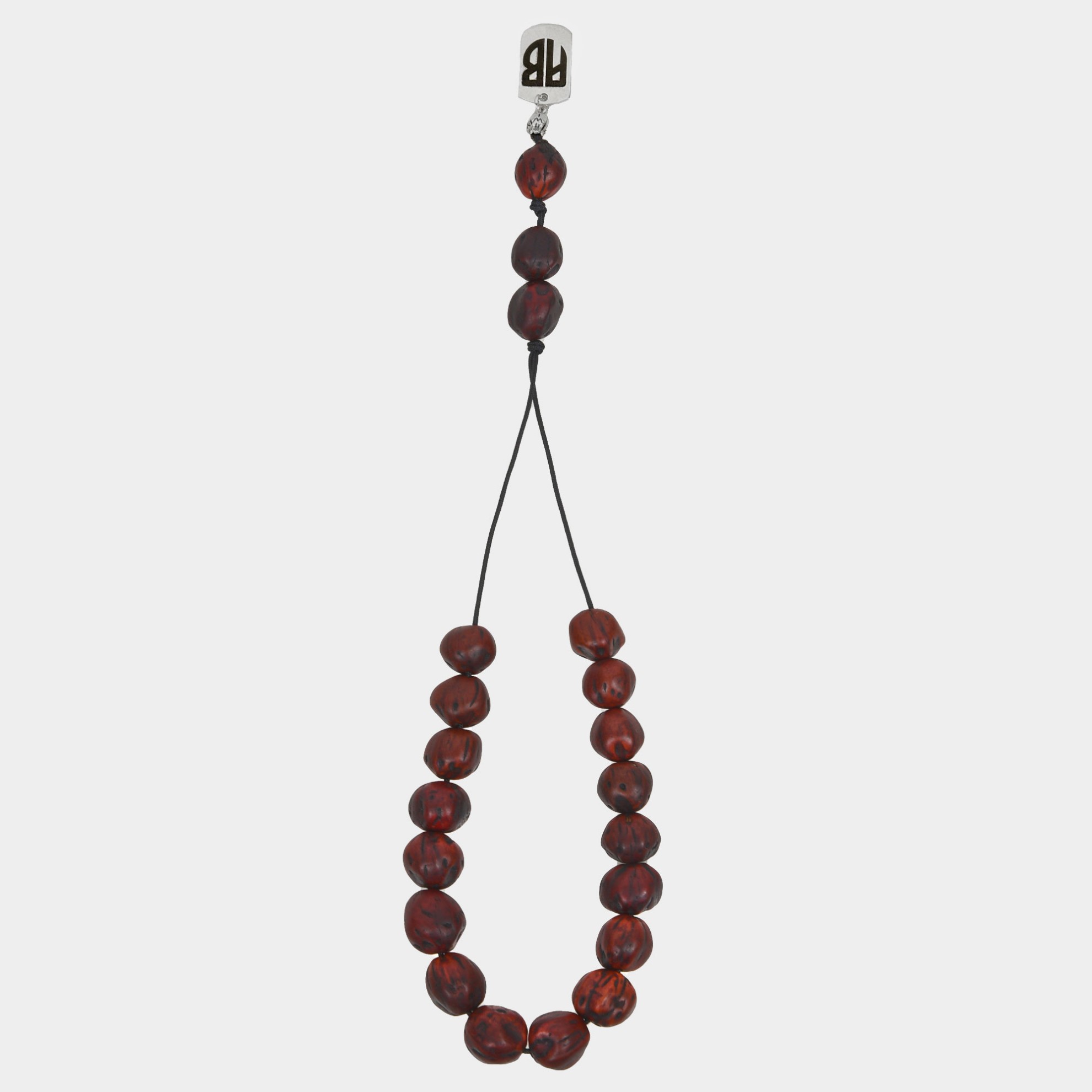 ANTETOKOUNBROS | Charm Komboloi with Brown Beads Nutmeg 2