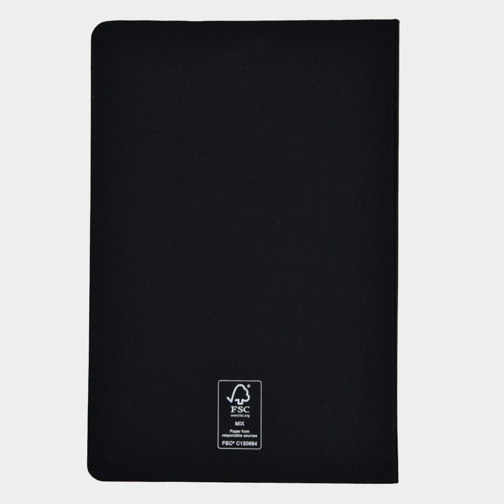 Notebook with hard cover A5 | ANTETOKOUNBROS | Black Back