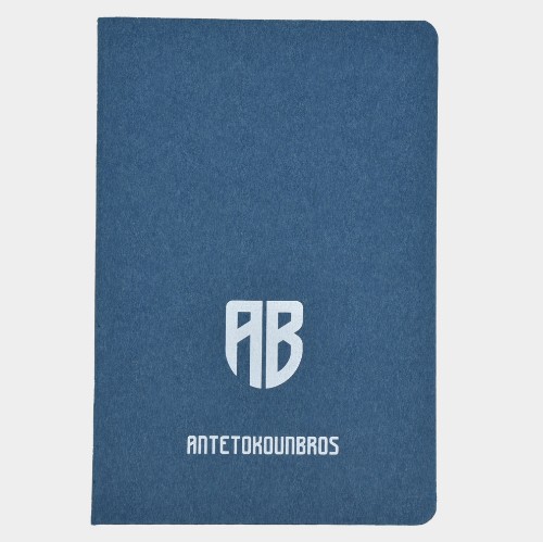 Notebook with hard cover A5 | ANTETOKOUNBROS | Blue Front thumb