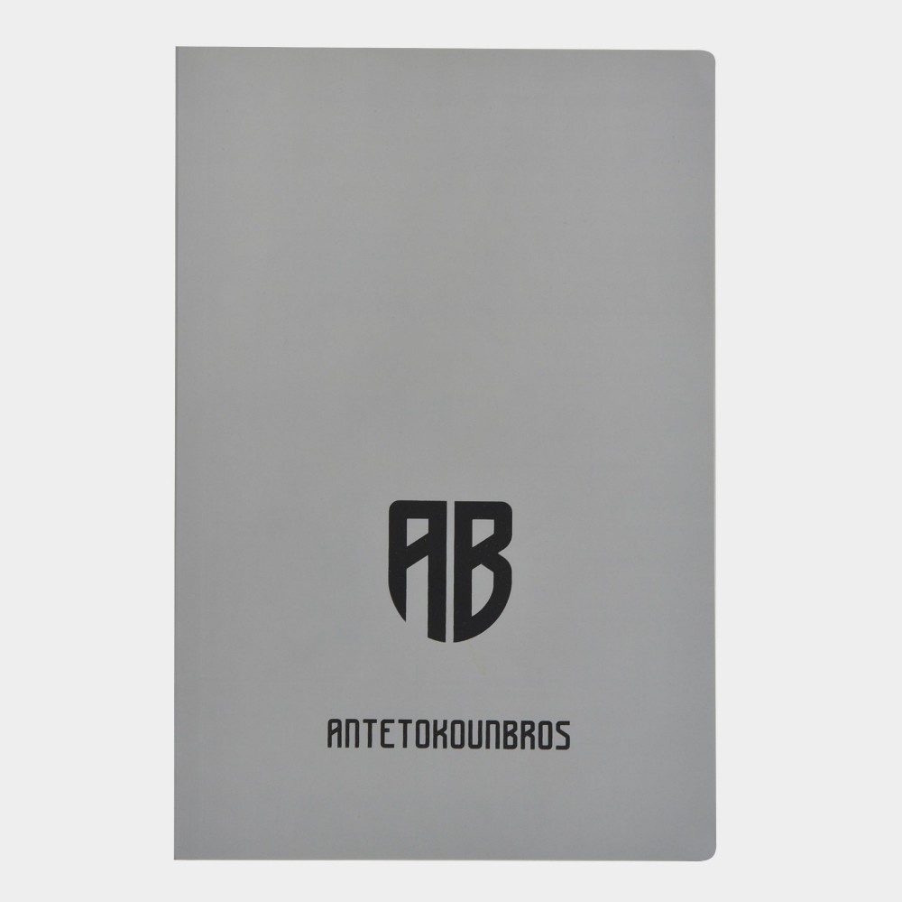 ANTETOKOUNBROS Notebook Softcover A5 | Grey Front