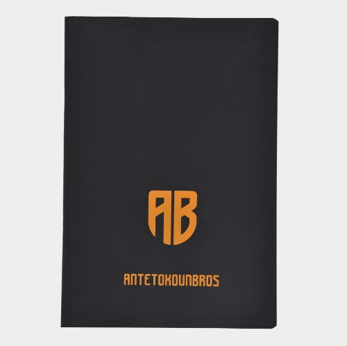 ANTETOKOUNBROS Notebook Softcover A5 | Black Front thumb