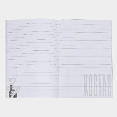 Mini Notebook Greek Freak with 50 sheets Open thumb