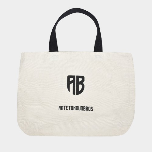 ANTETOKOUNBROS Tote Bag Canvas | Off White | 27lt Front