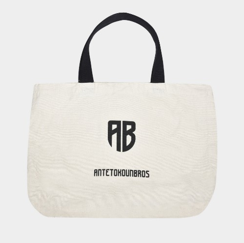 ANTETOKOUNBROS Tote Bag Canvas | Off White | 27lt Front thumb