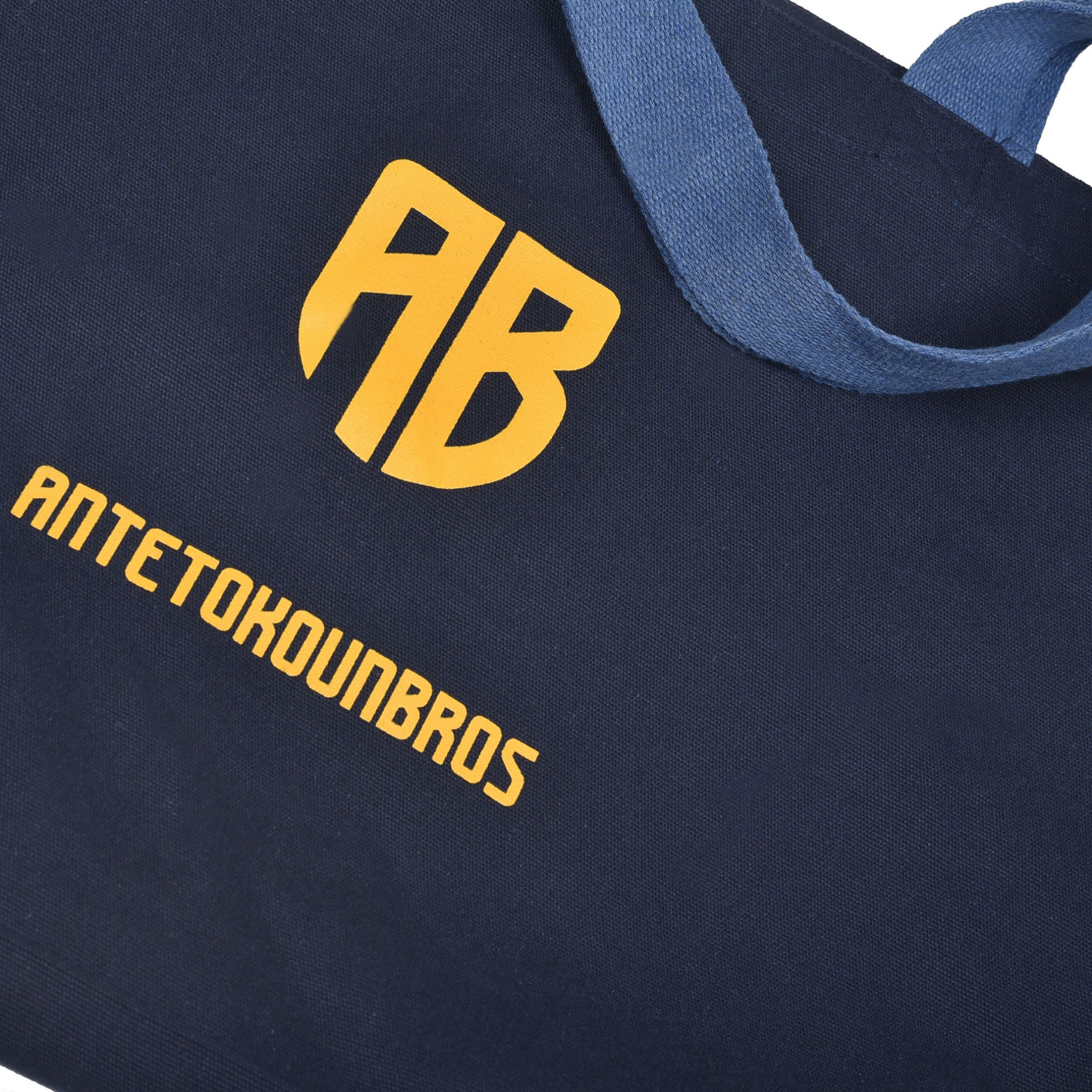 ANTETOKOUNBROS Tote Bag Canvas | Navy Blue | 27lt Detail