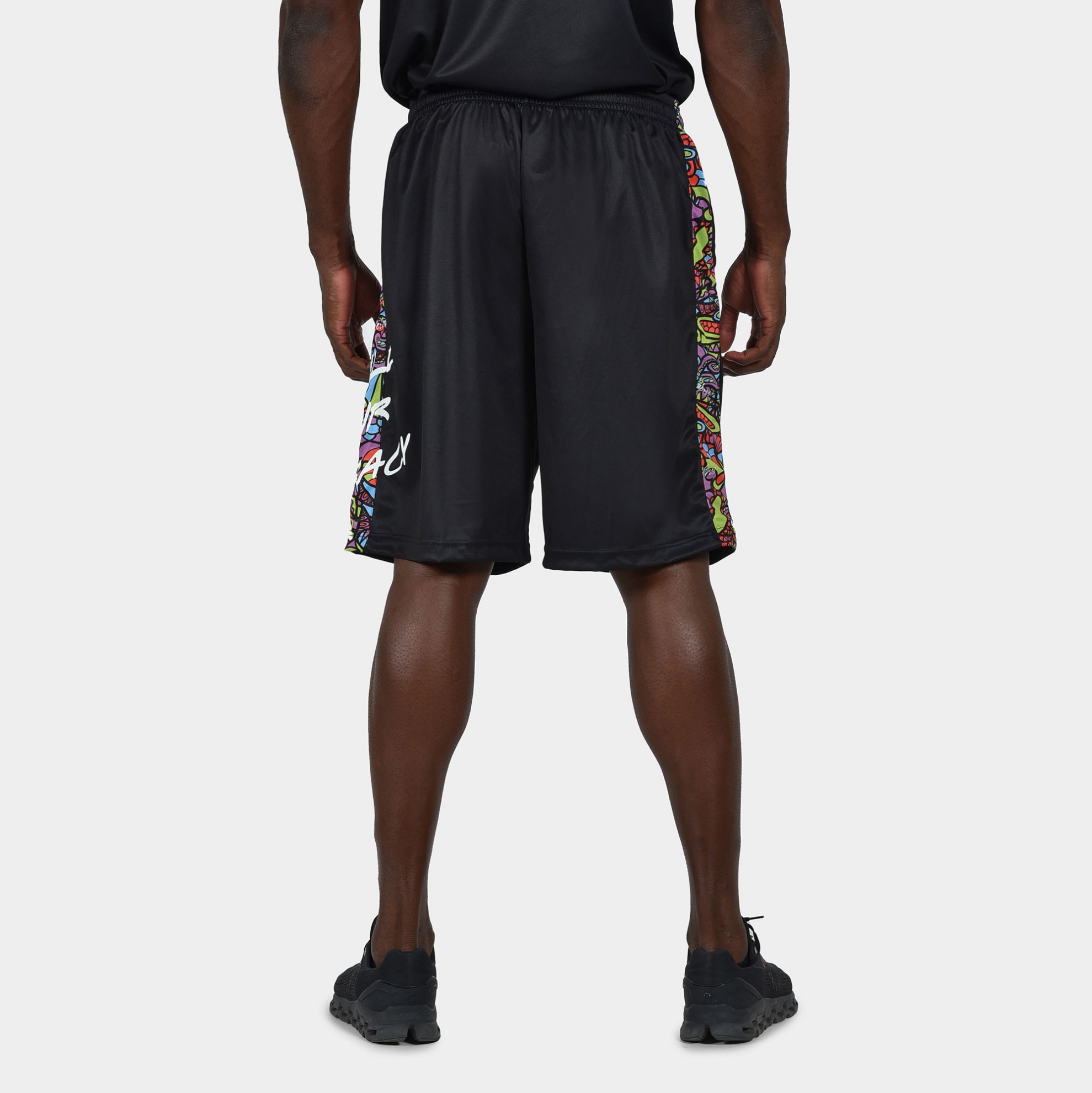 ANTETOKOUNBROS Men's Shorts Streetball Black Back