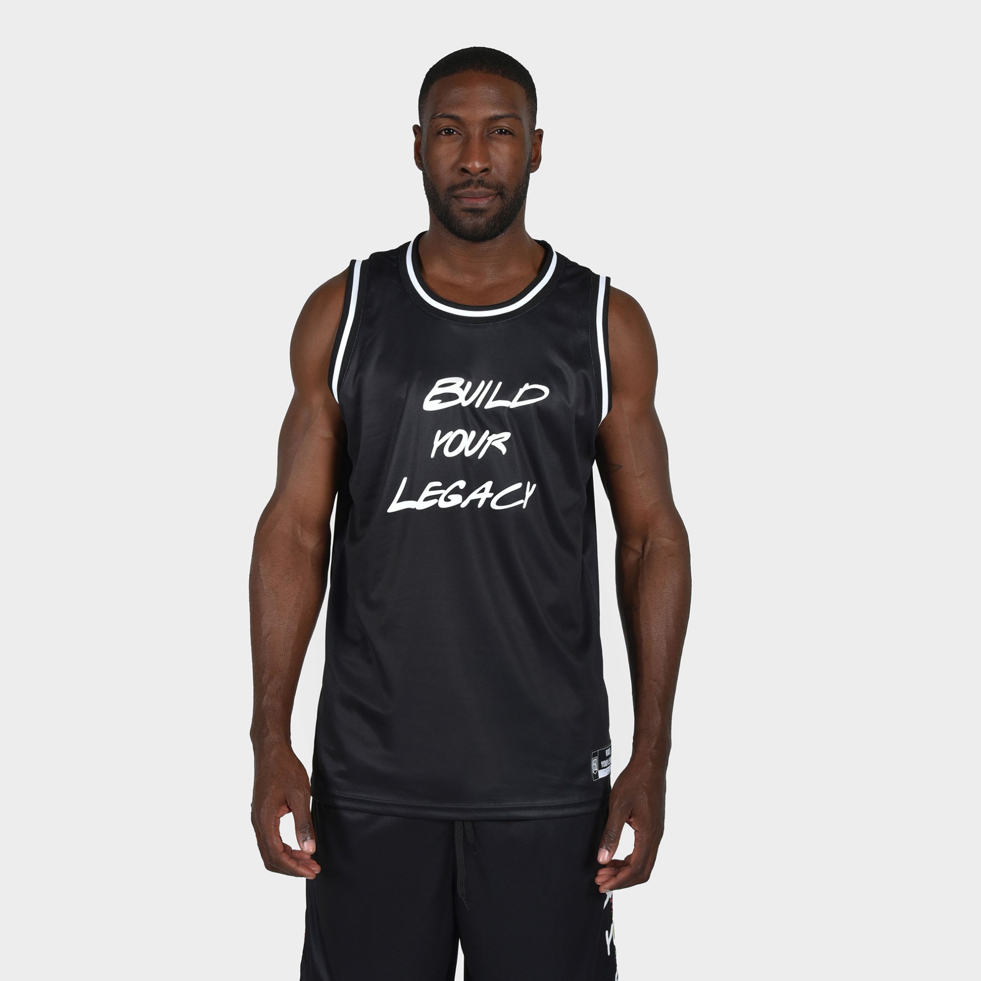 ANTETOKOUNBROS Men's Tank Top Streetball Black Front