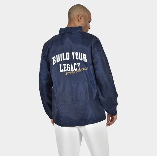 ANTETOKOUNBROS Men's Windbreaker Jacket | Build your Legacy Back thumb