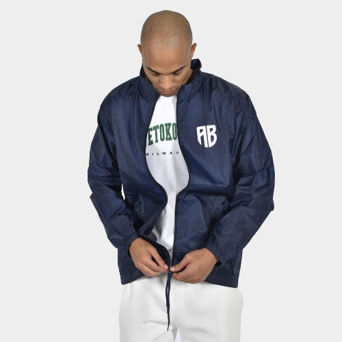 ANTETOKOUNBROS Men's Windbreaker Jacket | Build your Legacy Open thumb