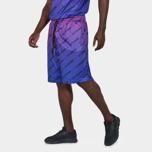 ANTETOKOUNBROS Men's Shorts Streetball Purple Front