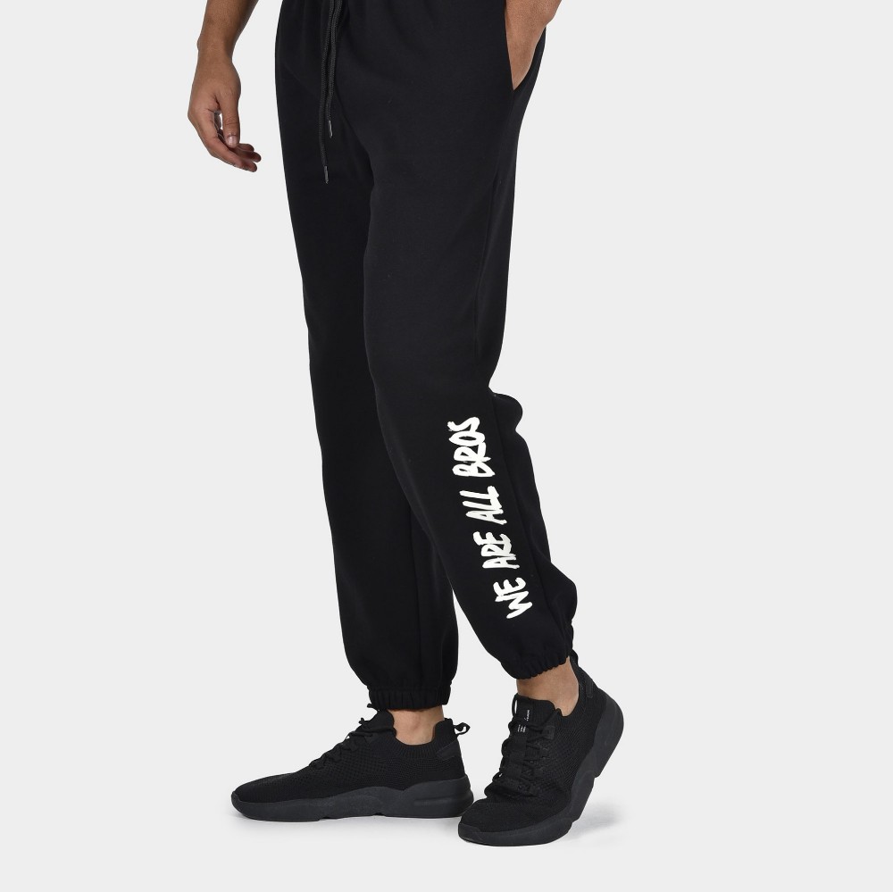 ANTETOKOUNBROS Men's Sweatpants We are all Bros Black Detail