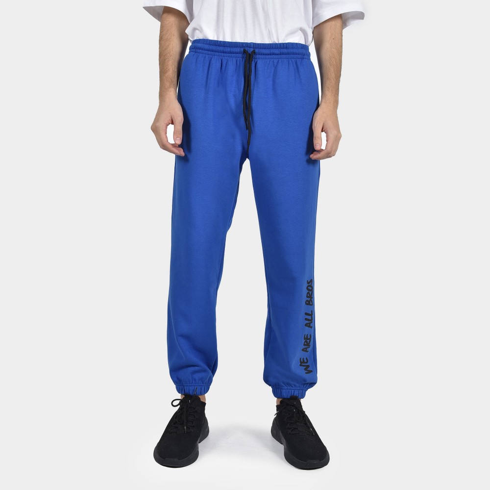 ANTETOKOUNBROS Men's Sweatpants We are all Bros Royal Blue Front