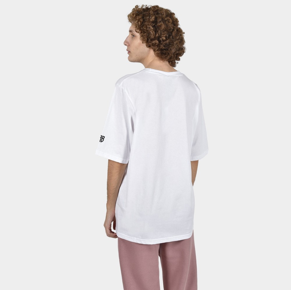 ANTETOKOUNBROS Men's T-shirt Multicolor White Back 1