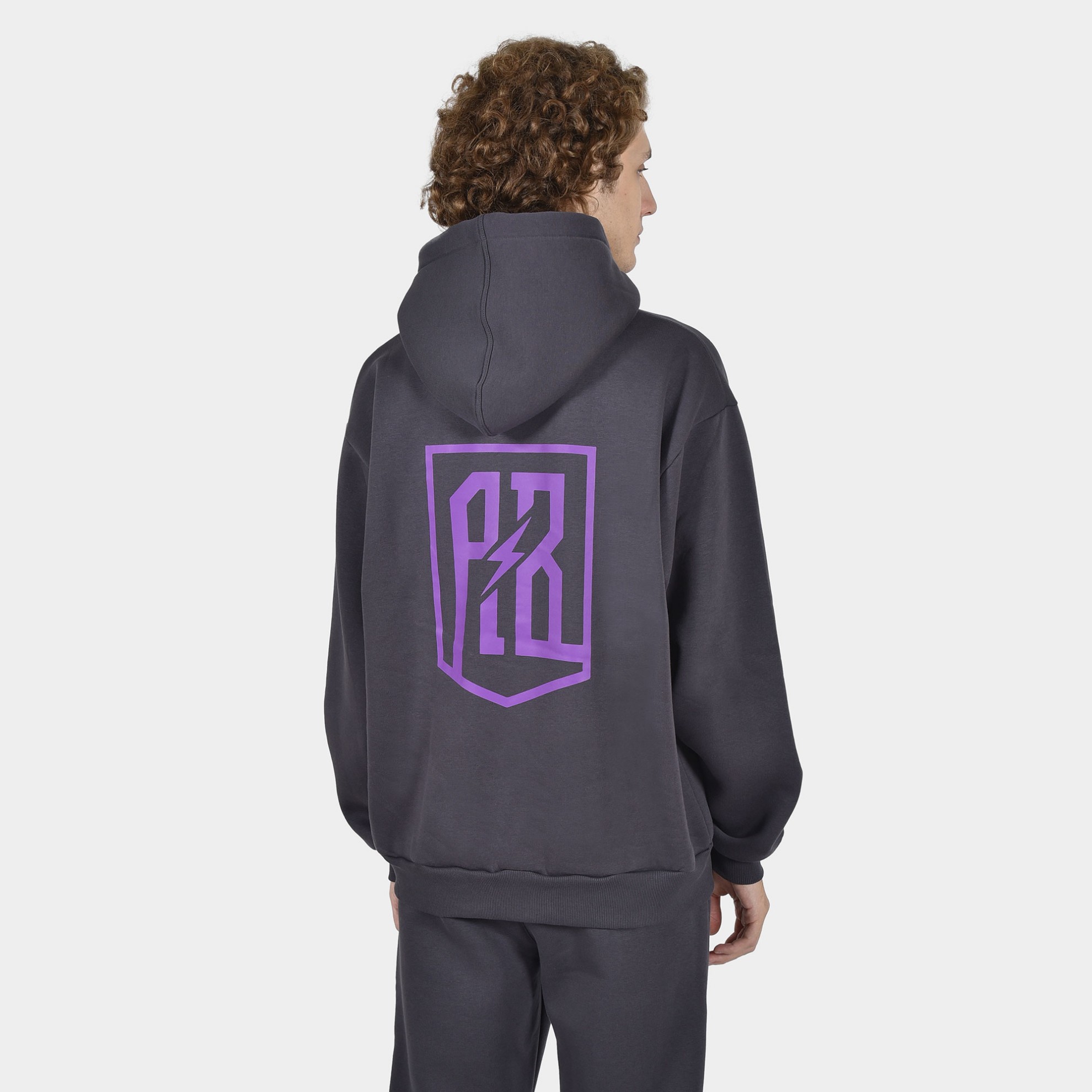 ANTETOKOUNBROS Unisex Hoodie Feelfall Milwaukee Grey Mouse Back