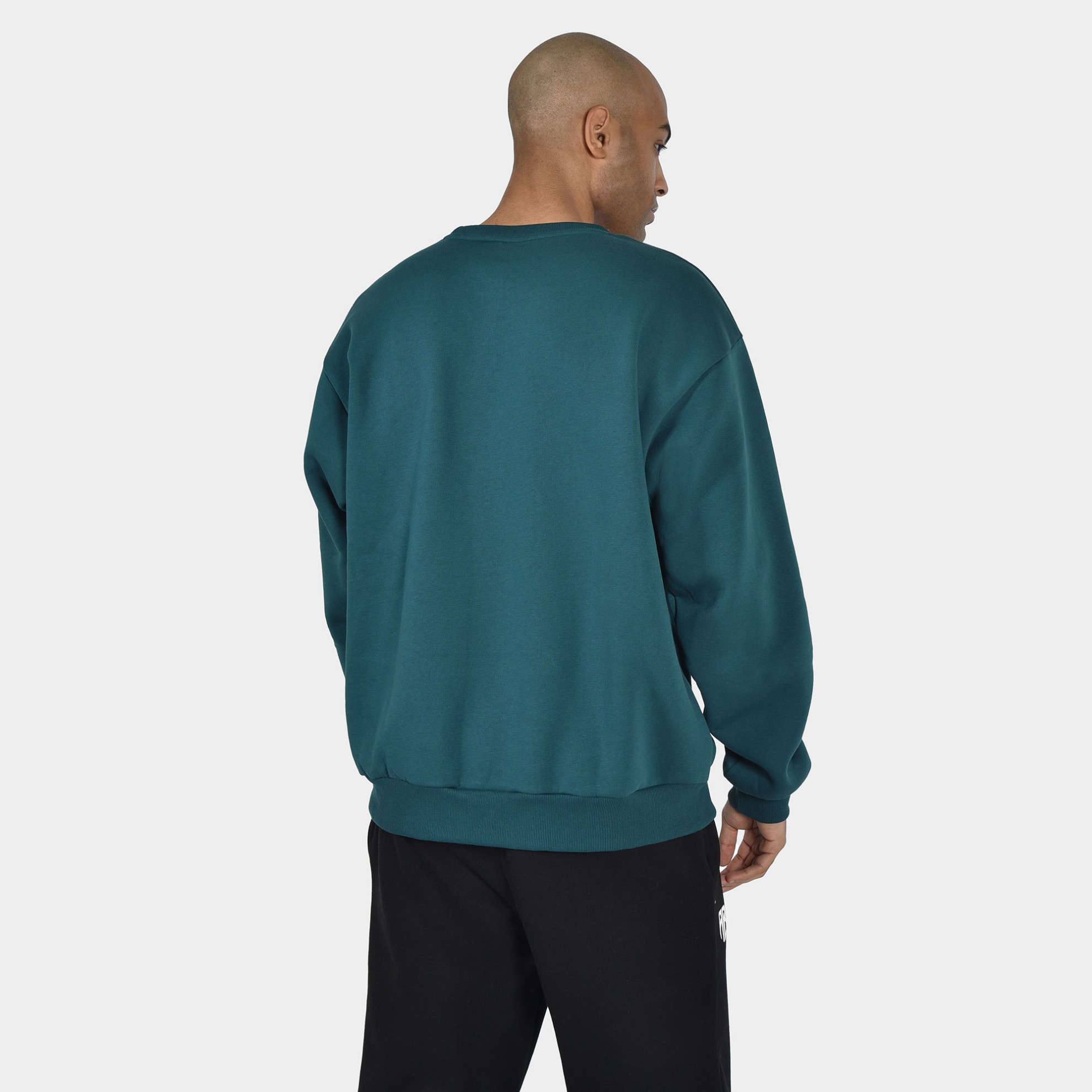 ANTETOKOUNBROS Men's Oversized Sweatshirt Varsity Milwaukee Petrol Back
