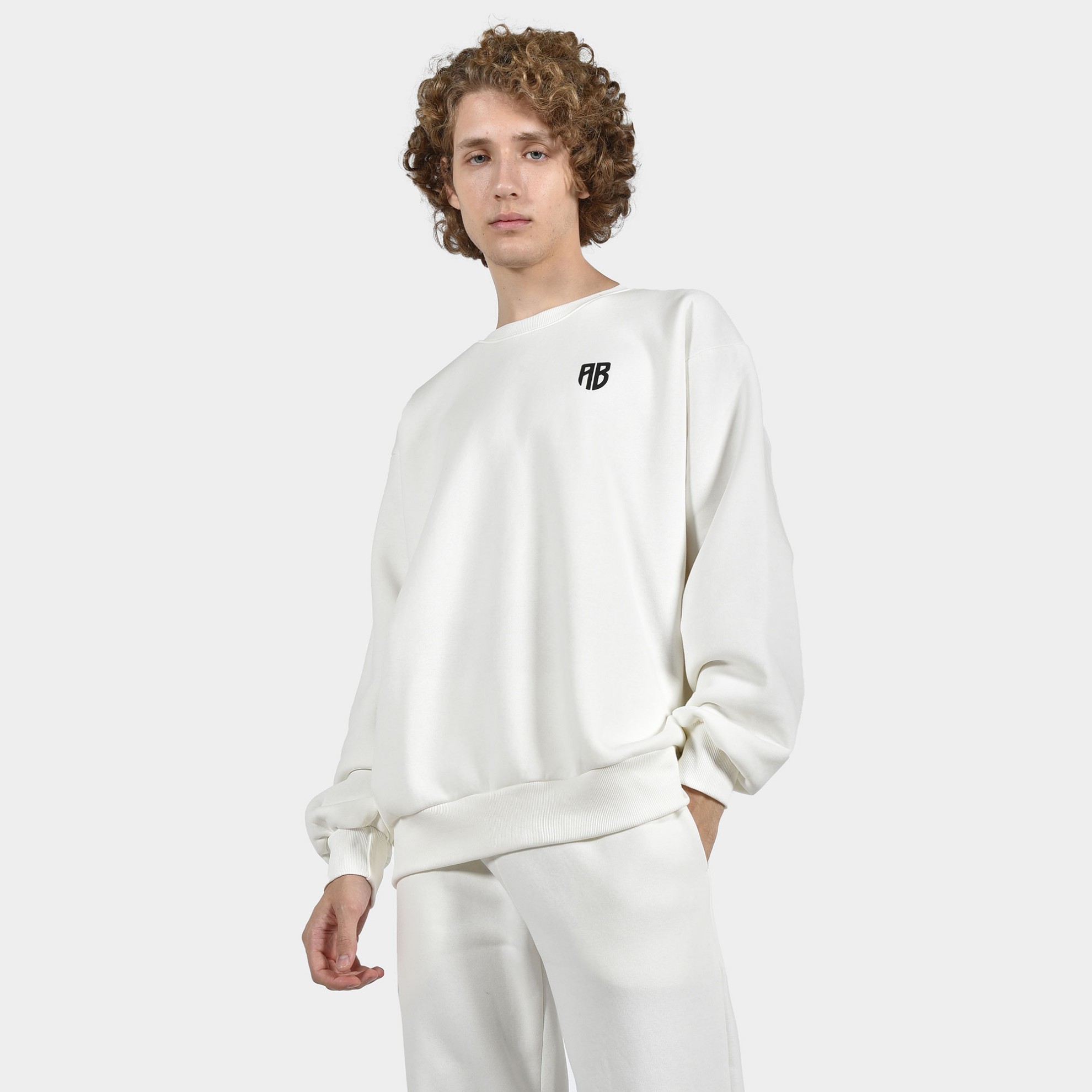 ANTETOKOUNBROS Unisex Sweatshirt Feelfall Off White Front 1