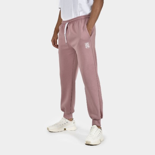 ANTETOKOUNBROS Men's Sweatpants Circle Dusty Rose Front thumb